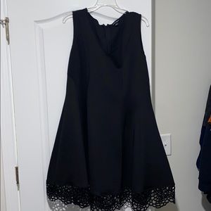 Little Black Dress - Eyelet Trim